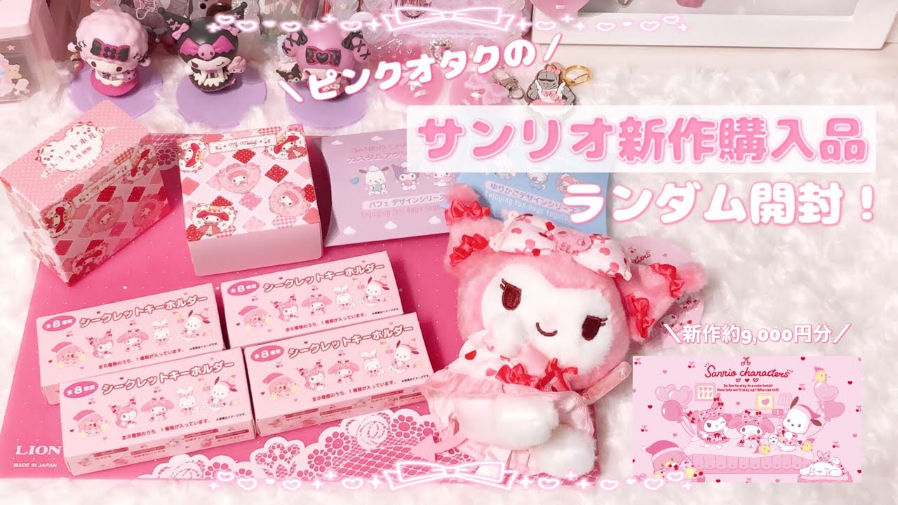 Sanrio purchases] The new products are so cute I highly recommend