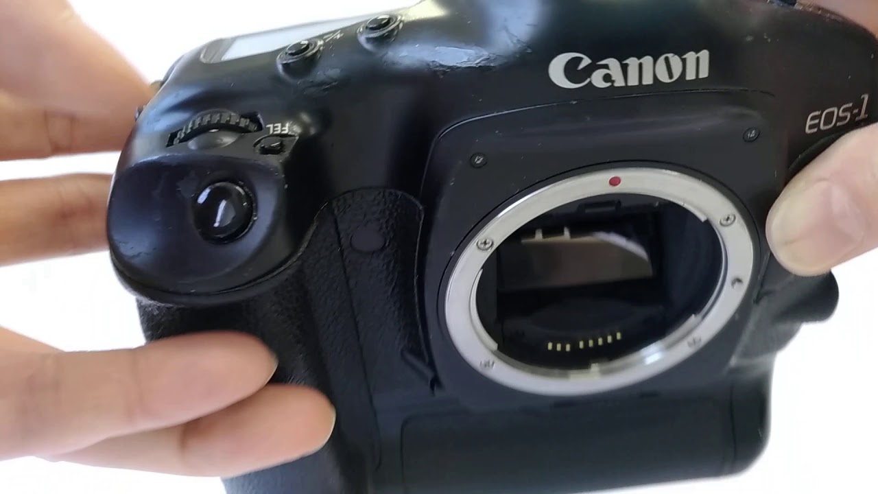 Canon EOS-1V HS 35mm SLR Film Camera Body w/ Power Drive Booster