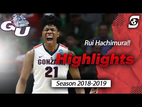 Rui Hachimura Gonzaga 2019 highlights | 八村塁 のシーズンハイ