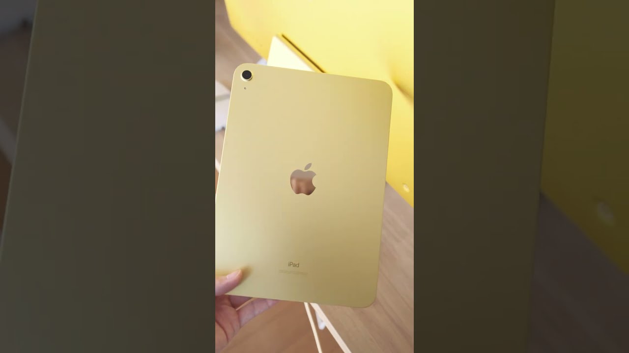 黄色🟡 が映える、iPad (第10世代)を開封！イエロー最高 #shorts - YouTube