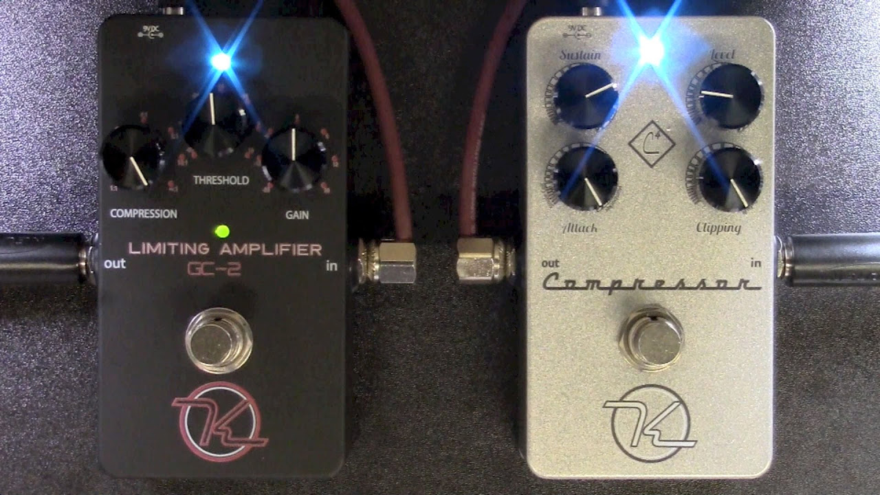 Keeley Electronics GC-2 Limiting Amplifier & C4 4-Knob Compressor