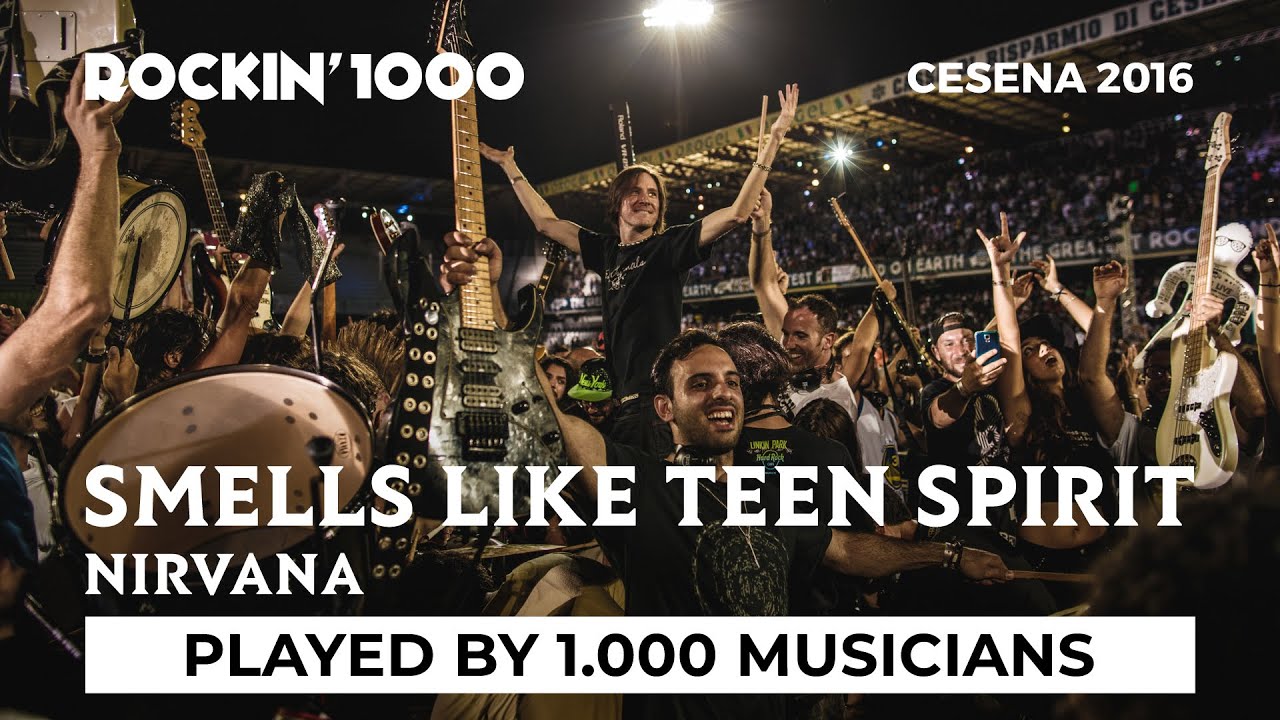 Smells Like Teen Spirit - Rockin'1000 That's Live Official - YouTube