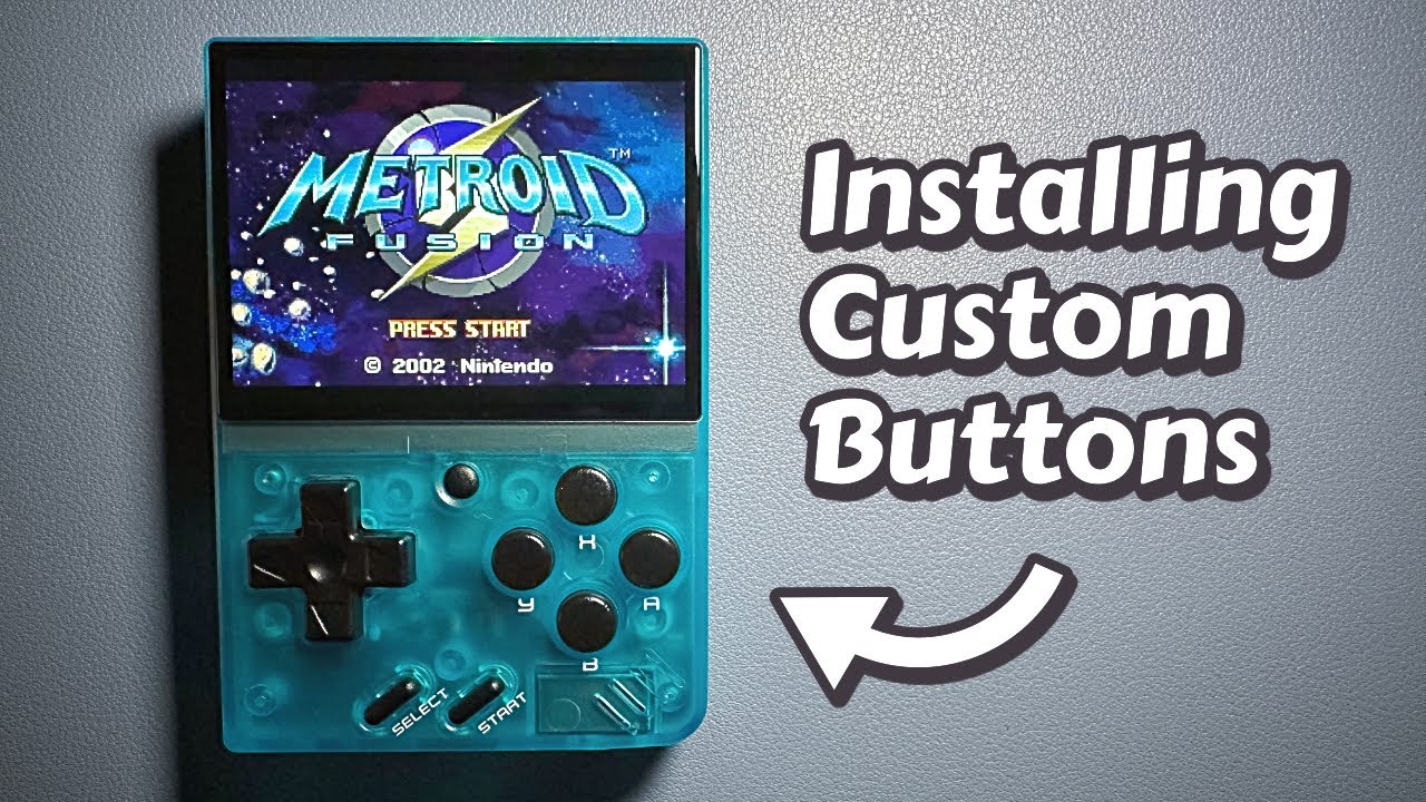 Modding the Miyoo Mini | Installing custom buttons | All black