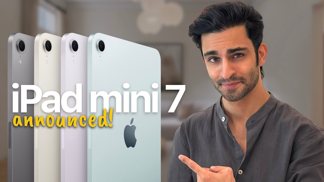 iPad mini 7 announced! | Apple Intelligence, Pencil Pro & More