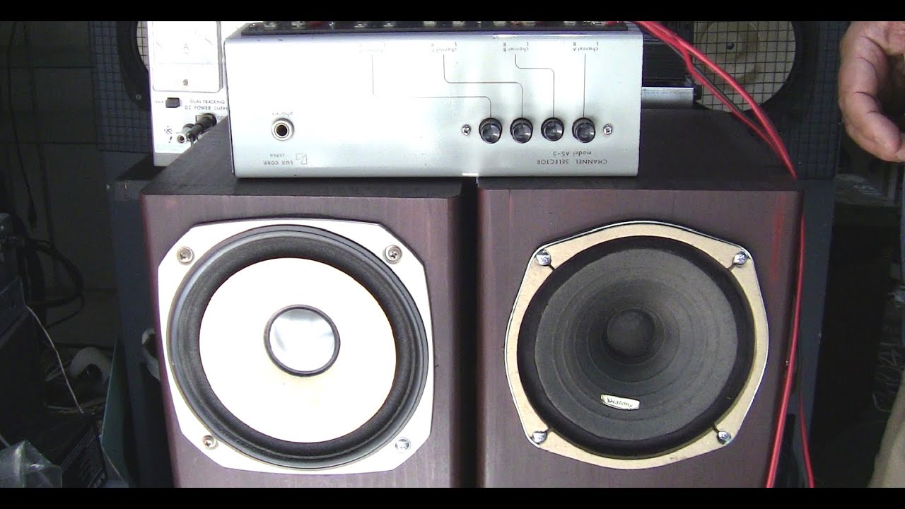 サンスイvsダイヤトーンP610【アルニコ・ロクハン】対決 - YouTube