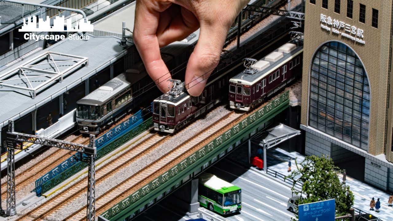 Diorama】Making Hankyu Kobe Sannomiya Station in 1/150 scale/ 400