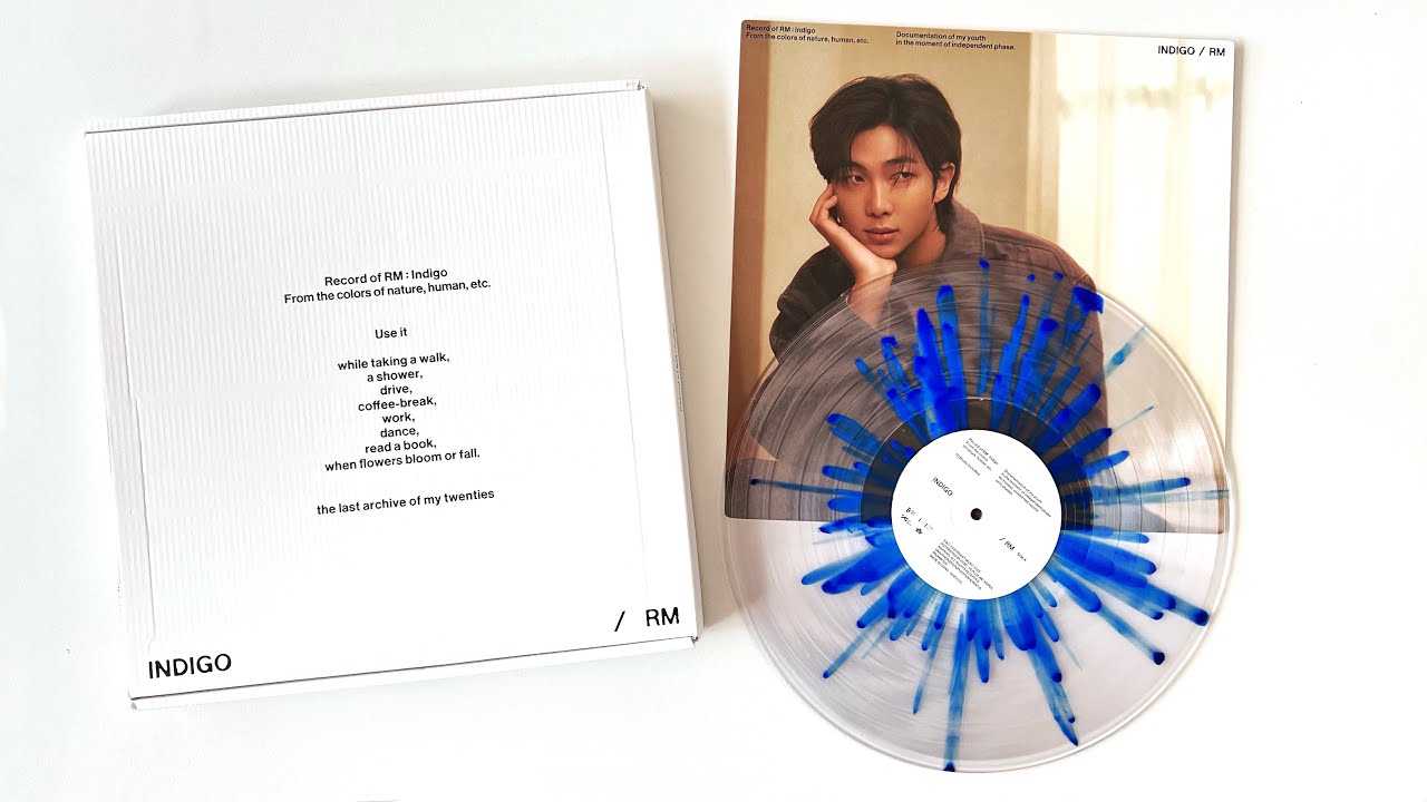 Unboxing: BTS RM INDIGO 1ST SOLO ALBUM LP VERSION - YouTube