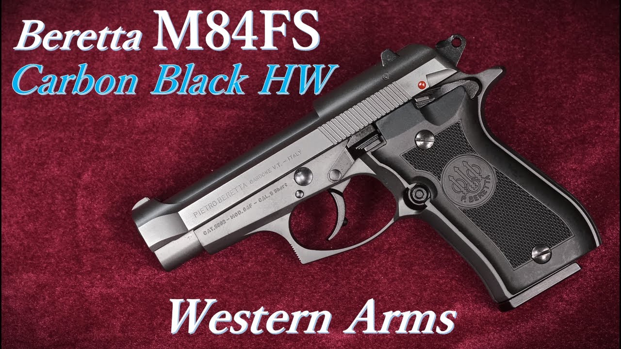 New Product: Beretta M84FS Carbon Black HW '25 Edition / Western