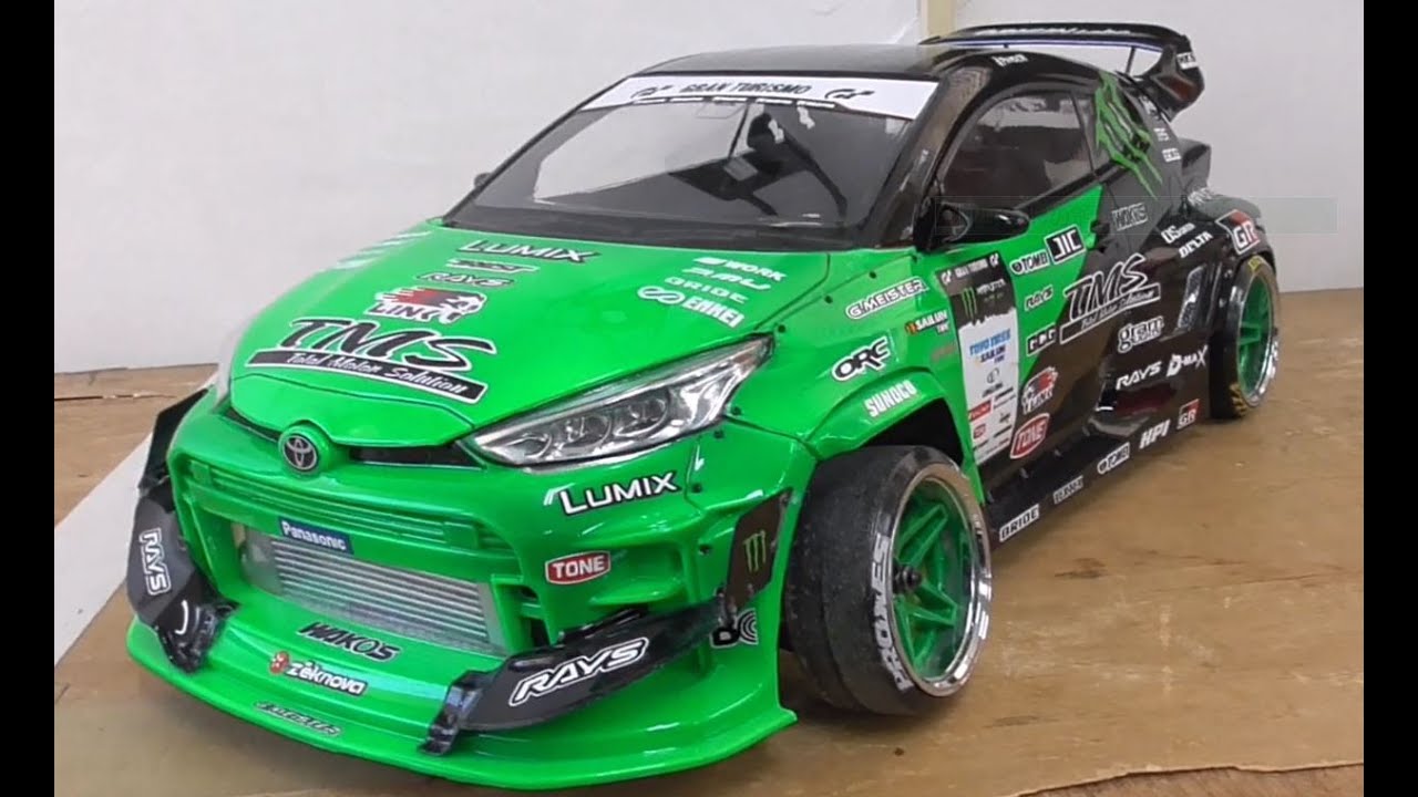 Mさんの 2WD ドリフト ボディ アディクション GRヤリス＆走行動画