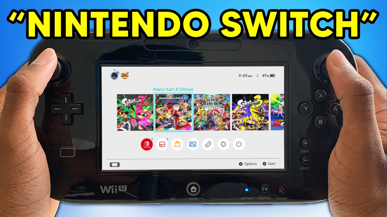 I connected my Wii U to my Nintendo Switch - YouTube