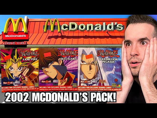 EPIC 2002 MCDONALDS PACK Yugioh Opening! 23 Year Old Happy Meal