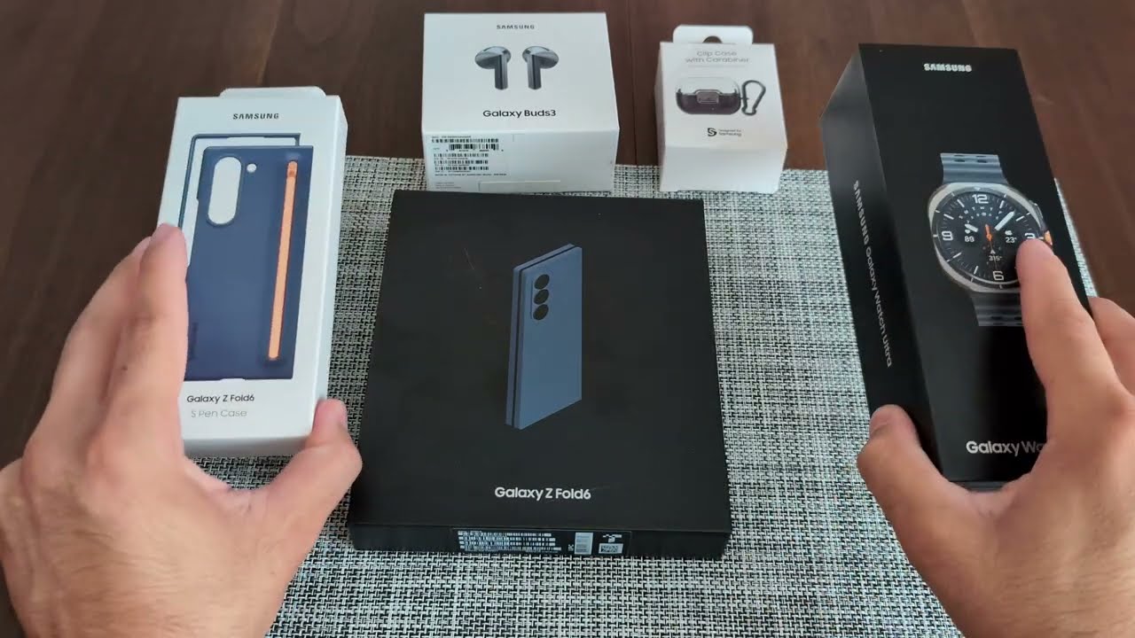 Samsung Galaxy Z Fold 6 - Watch Ultra - Buds 3 - Spen Case