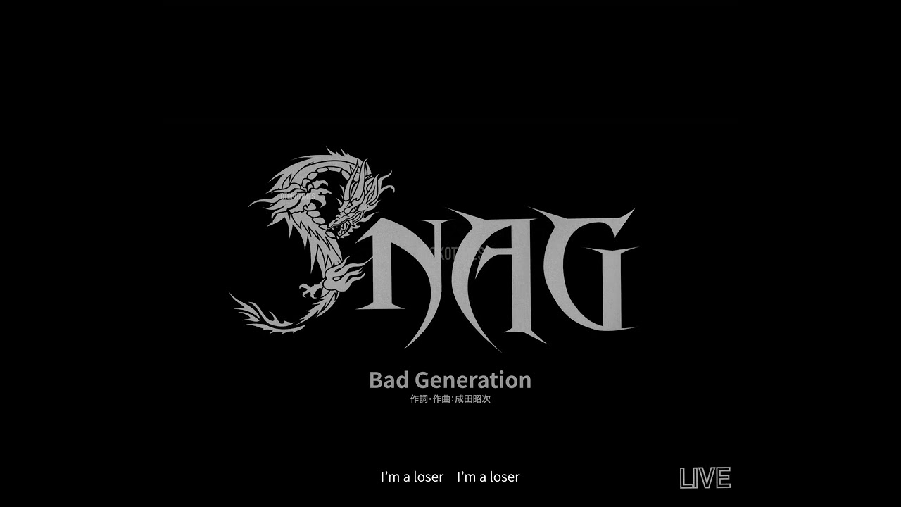 Bad Generation（from SNAG LIVE／Snag - 成田昭次） - YouTube