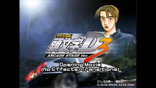Initial D Arcade Stage Ver.3 Opening no effects/transitions [4K