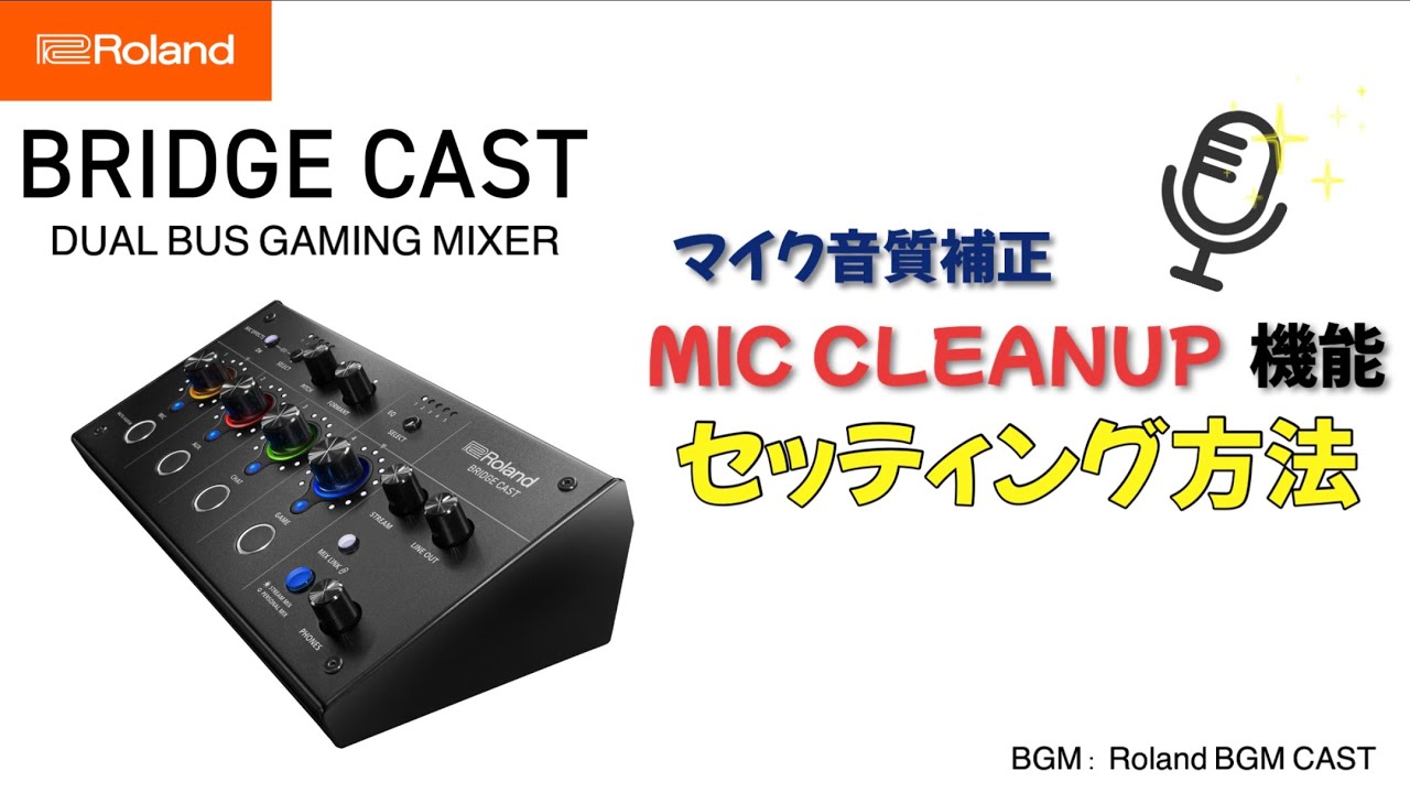 Roland BRIDGE CAST ゲーミング オーディオ ミクサー（黒） | パンダ