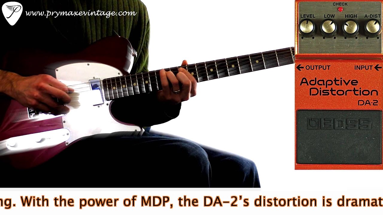 Boss DA2 Adaptive Distortion - YouTube