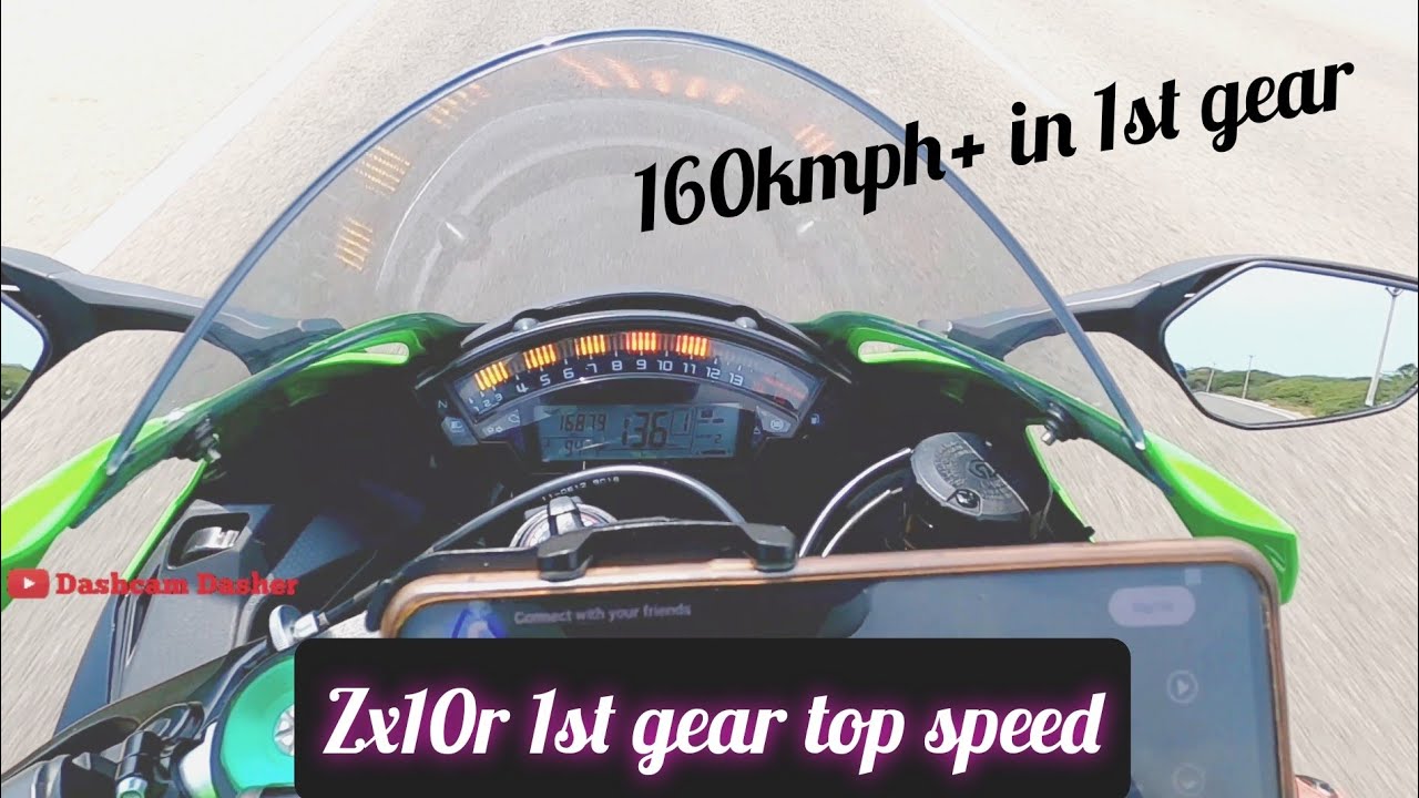 zx10r first gear top speed | zx10r top speed | zx10r top speed in