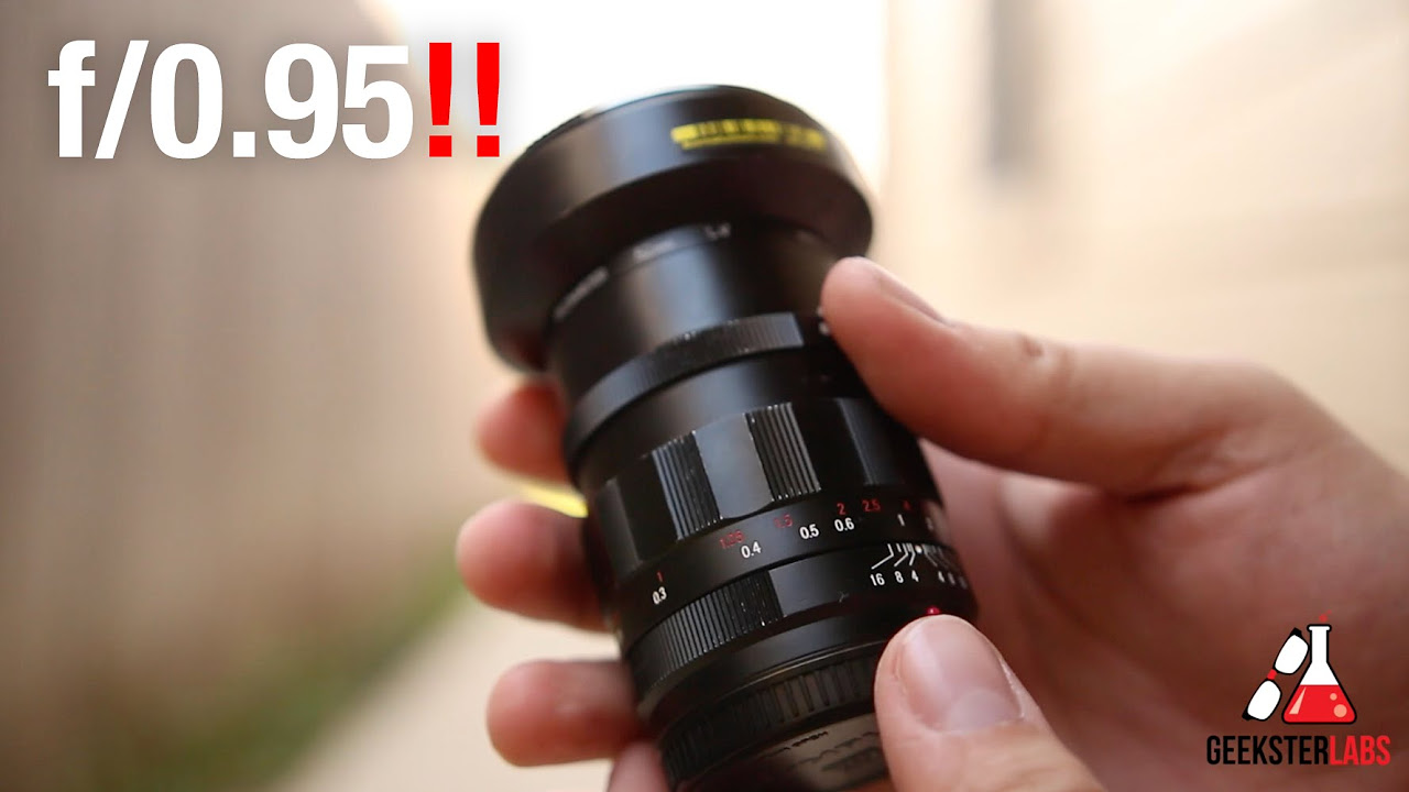 Voigtlander Nokton 25mm f/0.95 Lens & Sample Footage - Fastest MFT