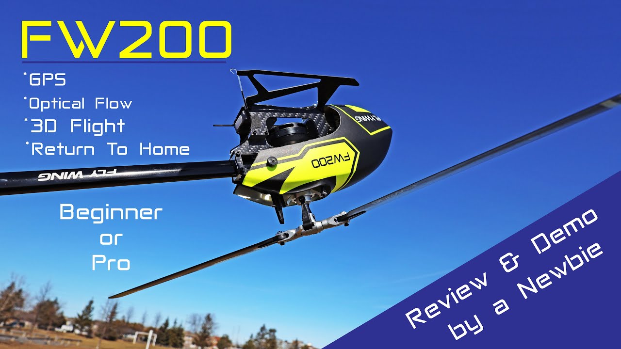 ラジコンヘリ GPS内蔵マイクロヘリ FLYWING FW200 安全性の確認Flight