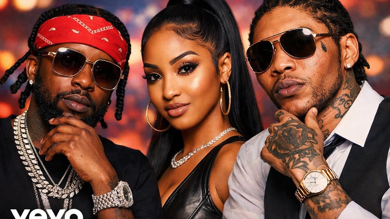 Popcaan, Shenseea& Vybz Kartel- Midnight Kisses In February