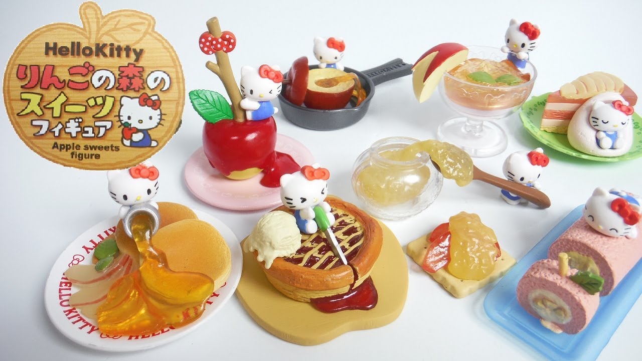 Hello Kitty Apple sweets figure ハローキティ りんごの森のスイーツ