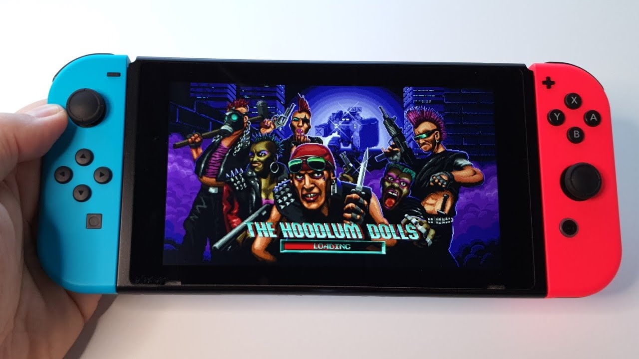 Huntdown | Nintendo Switch handheld gameplay - YouTube