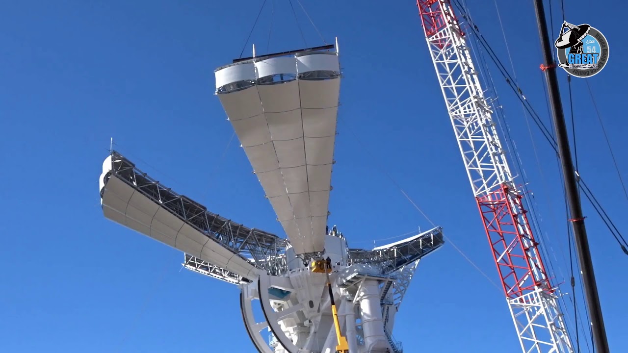 美笹深宇宙探査用地上局 アンテナ組立工事 工事トピックス映像 #3