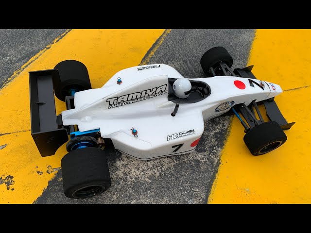 Tamiya F103 15th Anniversary Edition Test Run - YouTube