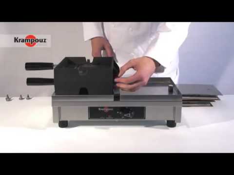 Krampouz Waffle Makers - Easy Clean System - YouTube