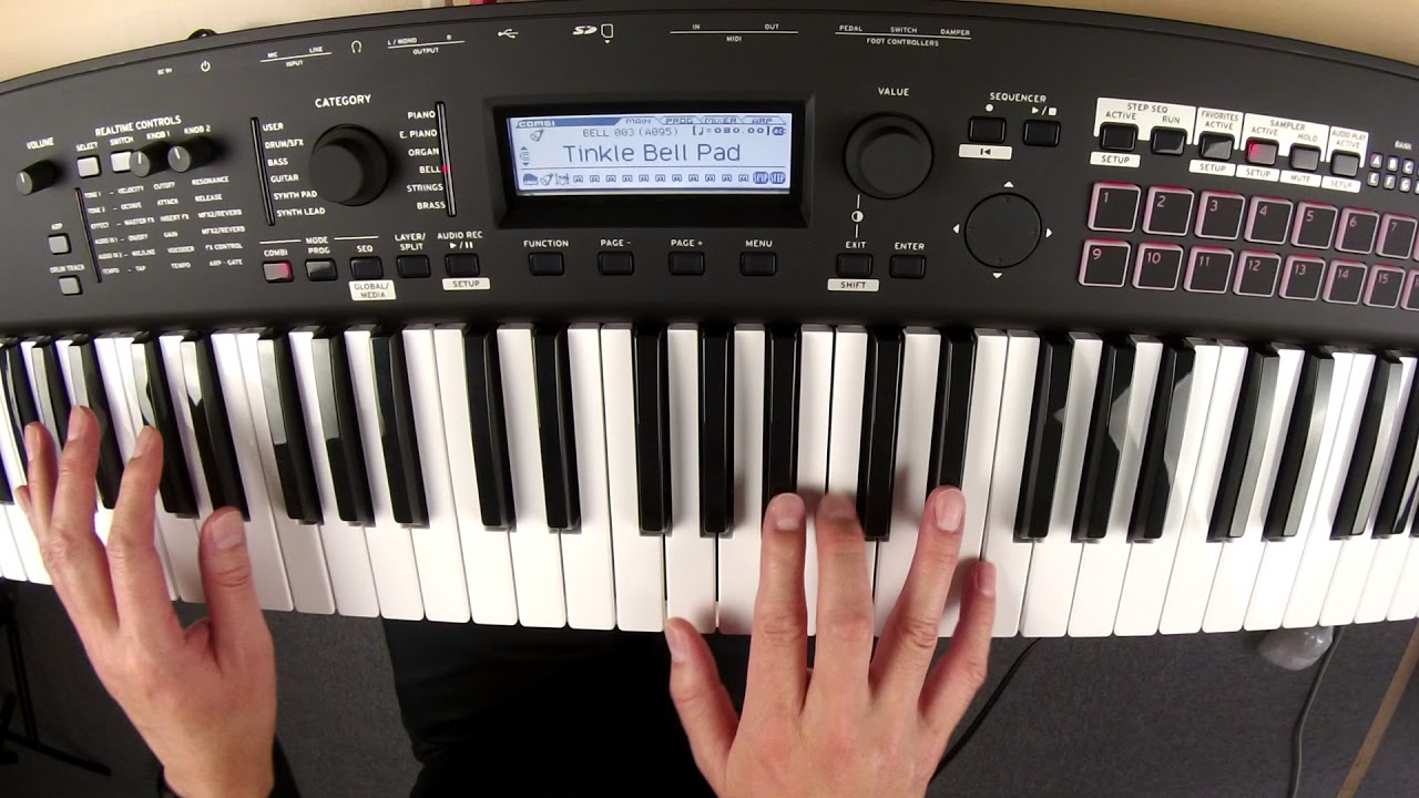 KORG KROSS2-61 シンプル4点セット【ケース/スタンド/ペダル付き