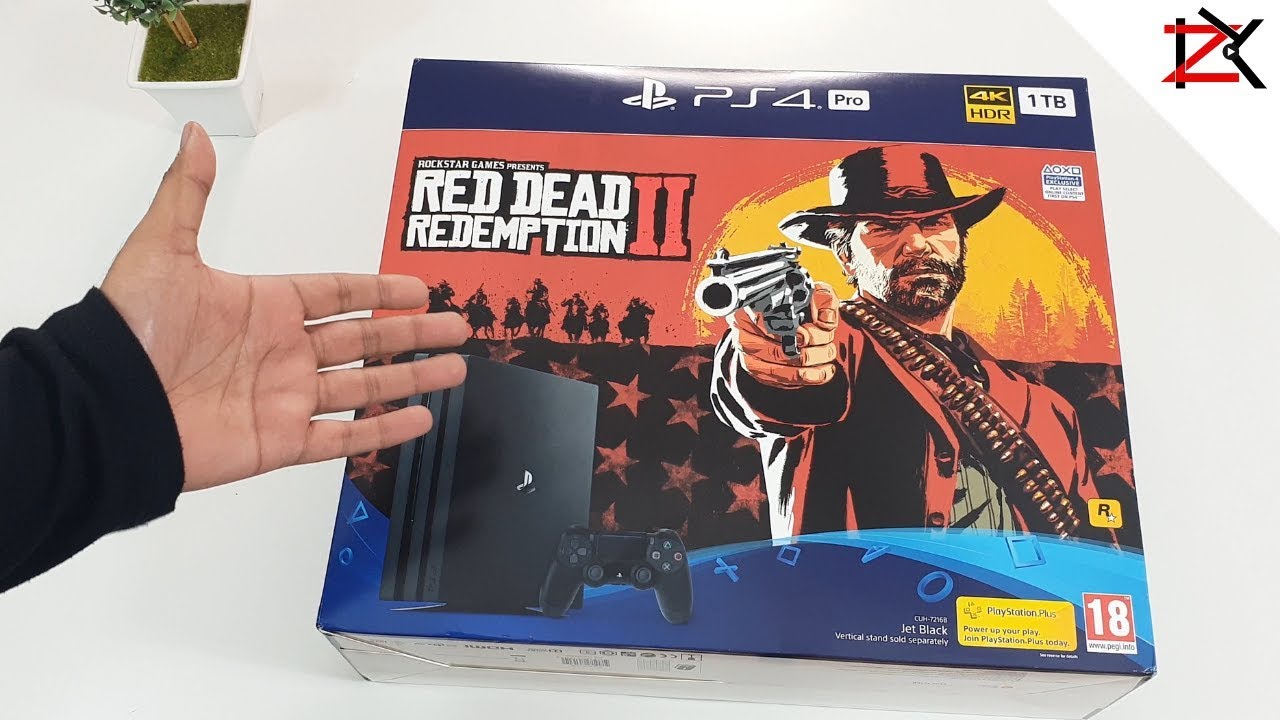 PS4 PRO 1TB LATEST VERSION CUH-7216B + RED DEAD REDEMPTION 2