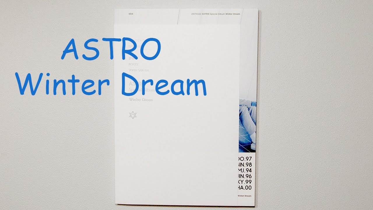 Unboxing | Astro Special Album - Winter Dream - YouTube