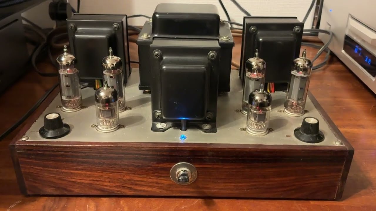 オーディオ試聴動画 EL84プッシュプルアンプ オールノグチトランス