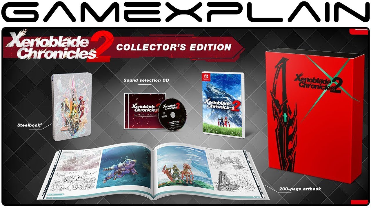 Xenoblade Chronicles 2: Collector's Edition UNBOXING - YouTube