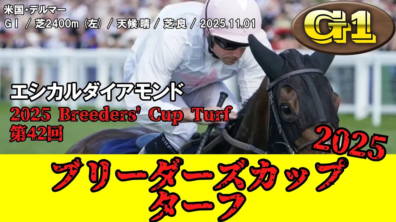 競馬】 ブリーダーズカップ・ターフ （米国） 2025 / エシカル