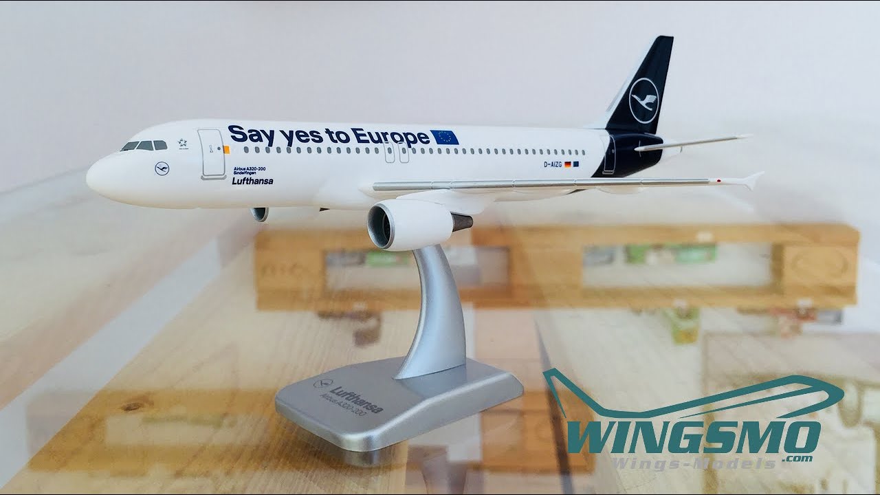 Limox Wings Lufthansa New Livery Say yes to Europe Airbus A320-200