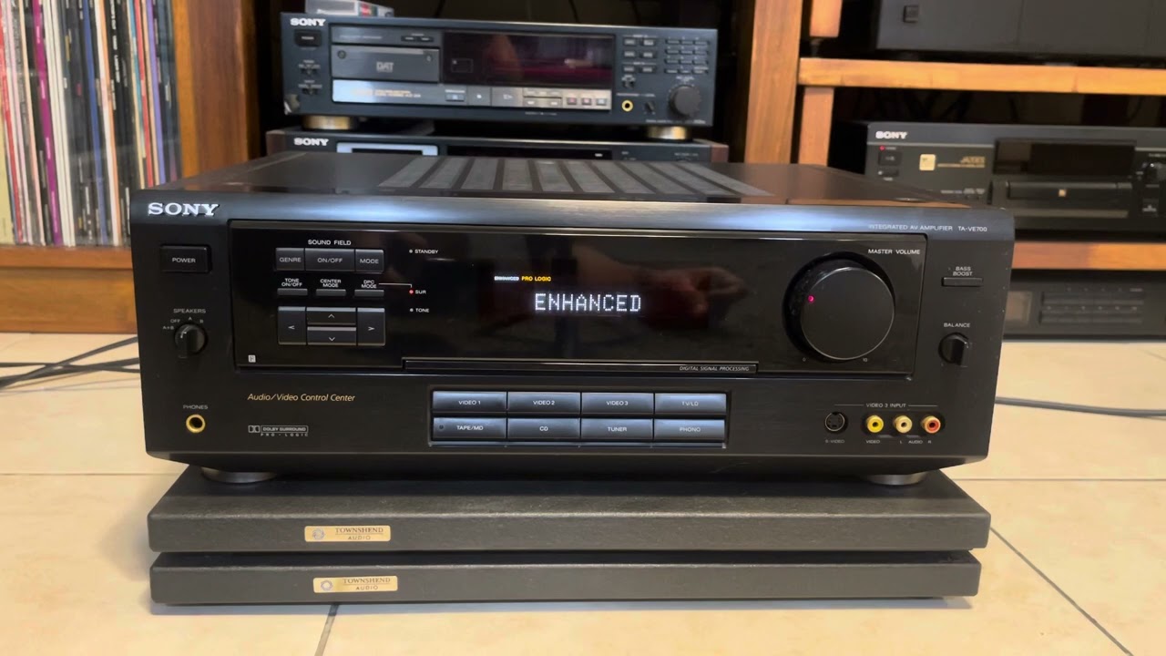 SONY INTEGRATED AV AMPLIFIER TA-VE700 - YouTube