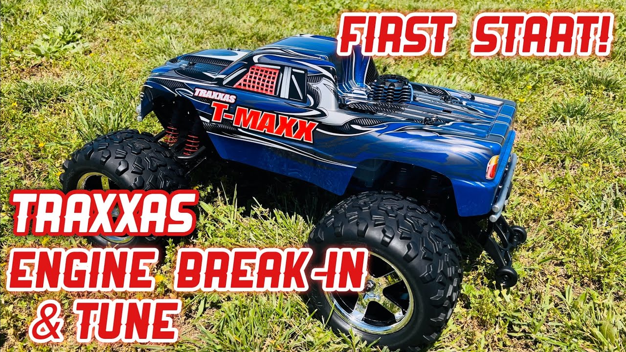 Tmaxx 3.3 | First start | Engine Break in and tune! - YouTube