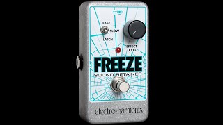日本語訳付き】Electro Harmonix Freeze Sound Retainer EHX Pedal