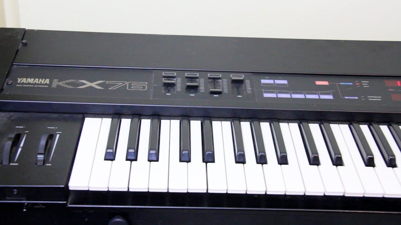 Yamaha KX76 MIDI Master Keyboard - YouTube