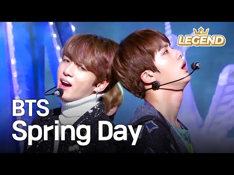 BTS - Spring Day (Music Bank) - YouTube