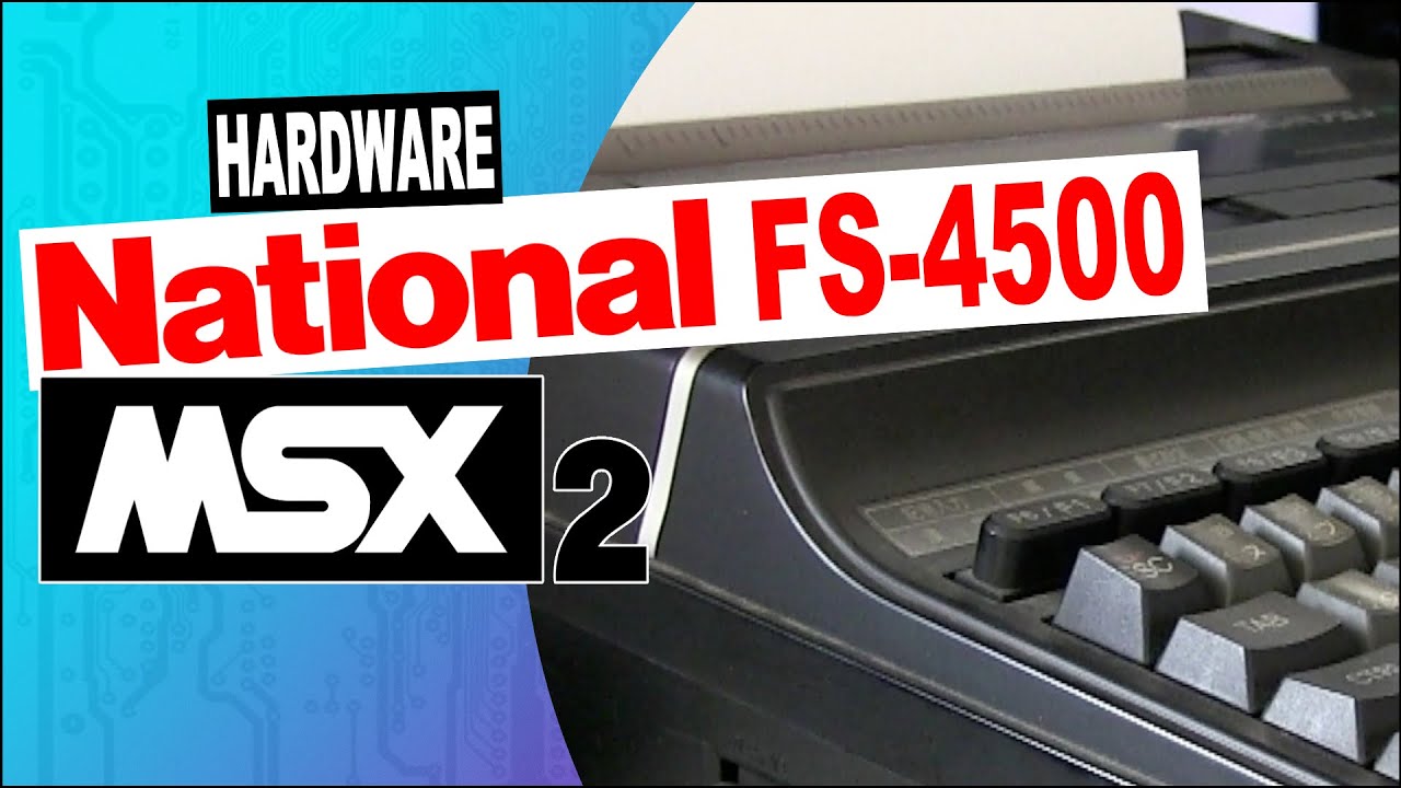 Computers: The National FS4500 - a different 'Type' of MSX - YouTube