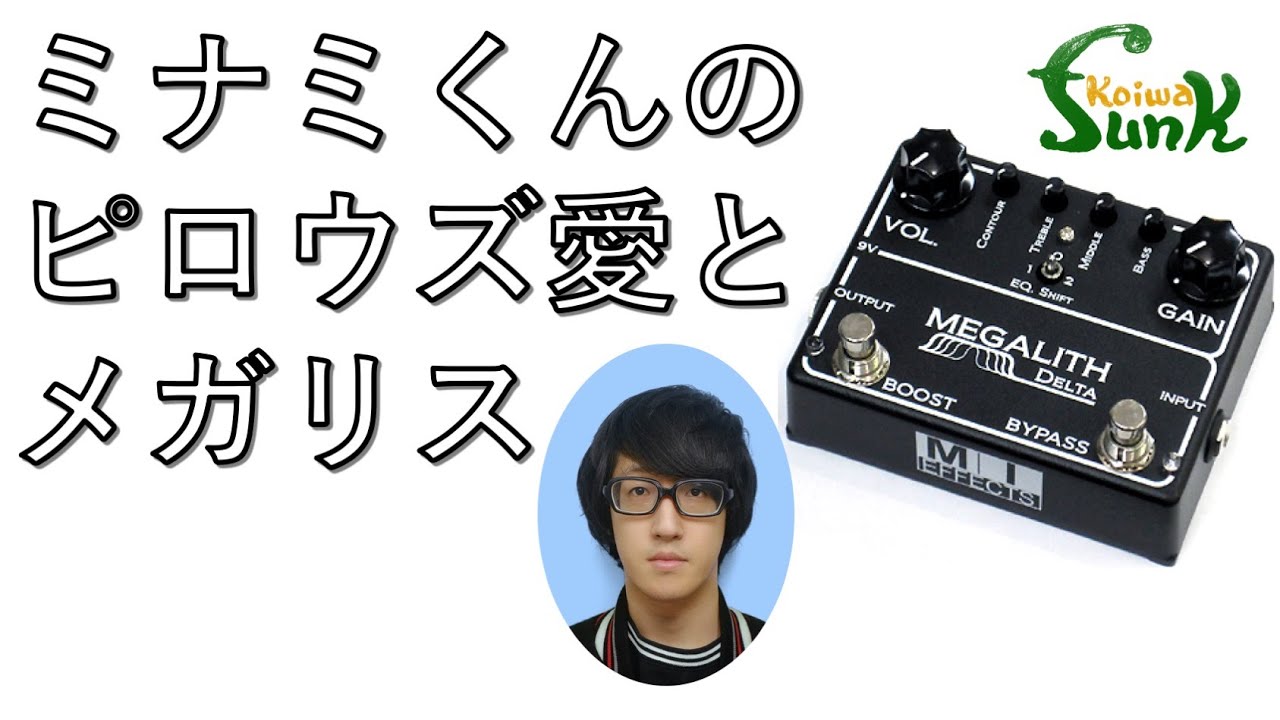 MEGALITH DELTA V2】スタッフ ミナミくんがthe pillows 真鍋さんからお