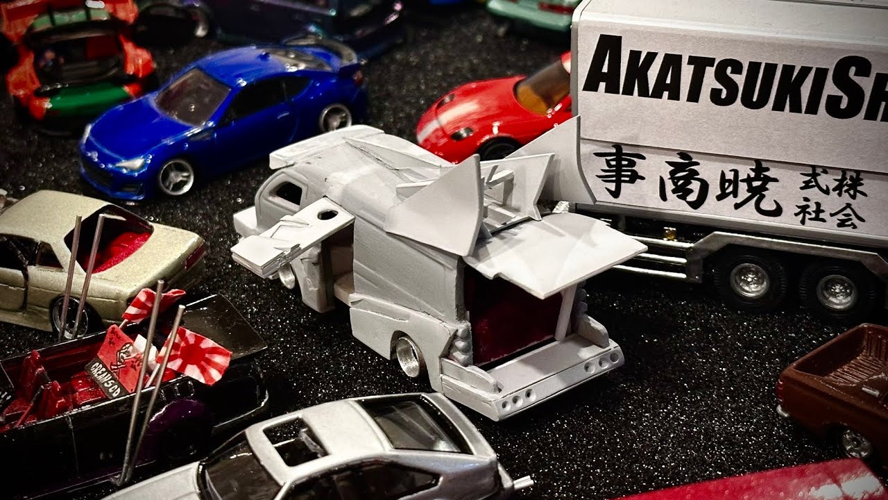 トミカ改造〗Part1 200ハイエース バニング ポッキーワゴン ゼルダ風