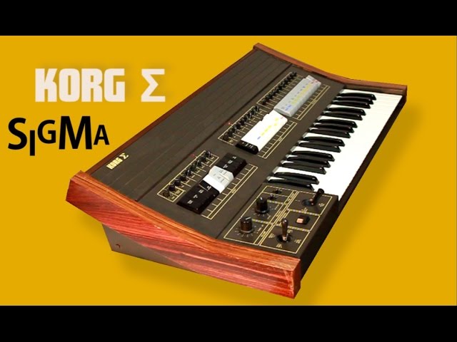 KORG SIGMA Analog Synthesizer 1979 | HD DEMO - YouTube