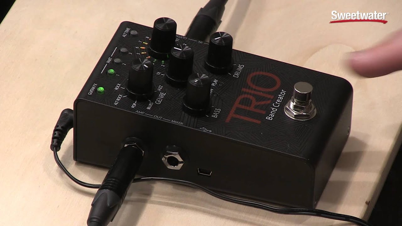 DigiTech Trio Band Creator Pedal Demo - YouTube