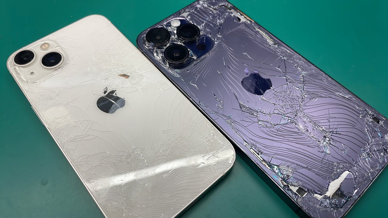 iPhone 13 Pro 128GB グラファイト SIMフリー 背面割れ iPhone13 Pro