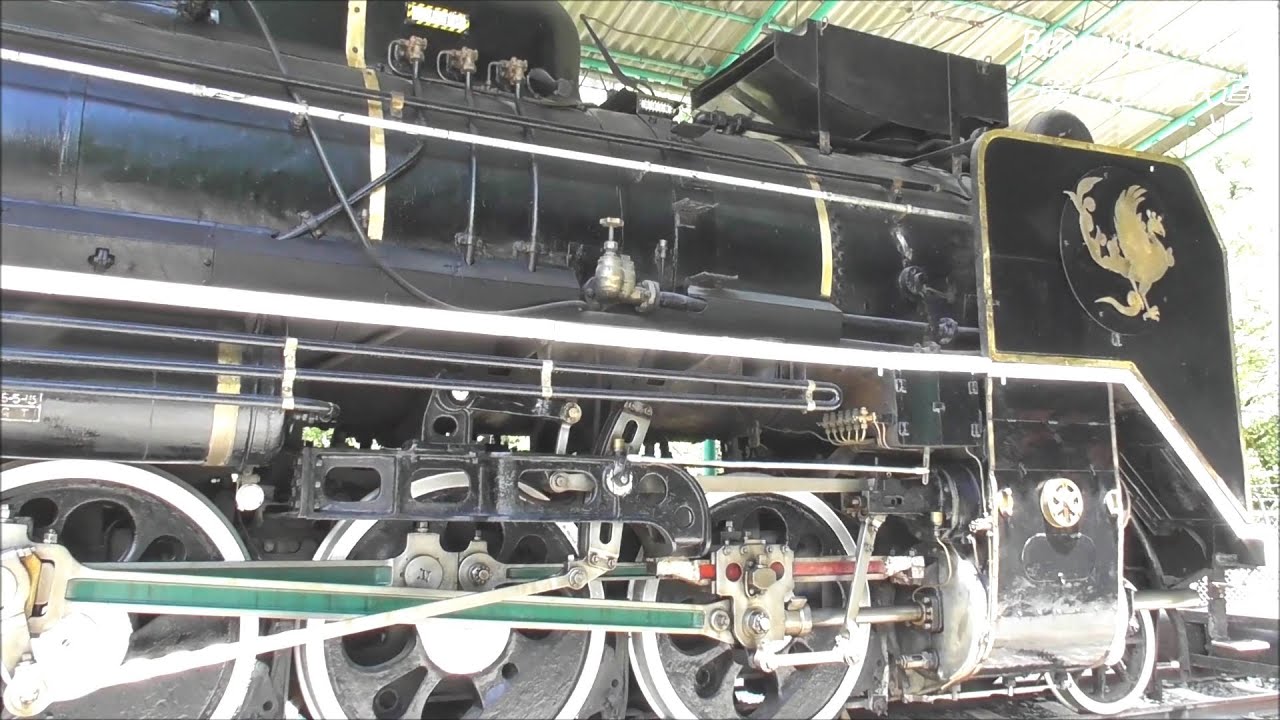 鳳凰のﾏｰｸが輝くお召し装備の伯備線D51-838号機 井倉駅近く井倉洞入口