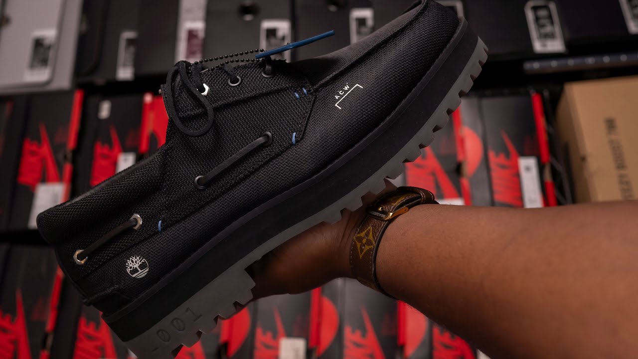 A COLD WALL TIMBERLAND 3 EYE BOAT SHOE Upclose & In Hand - YouTube