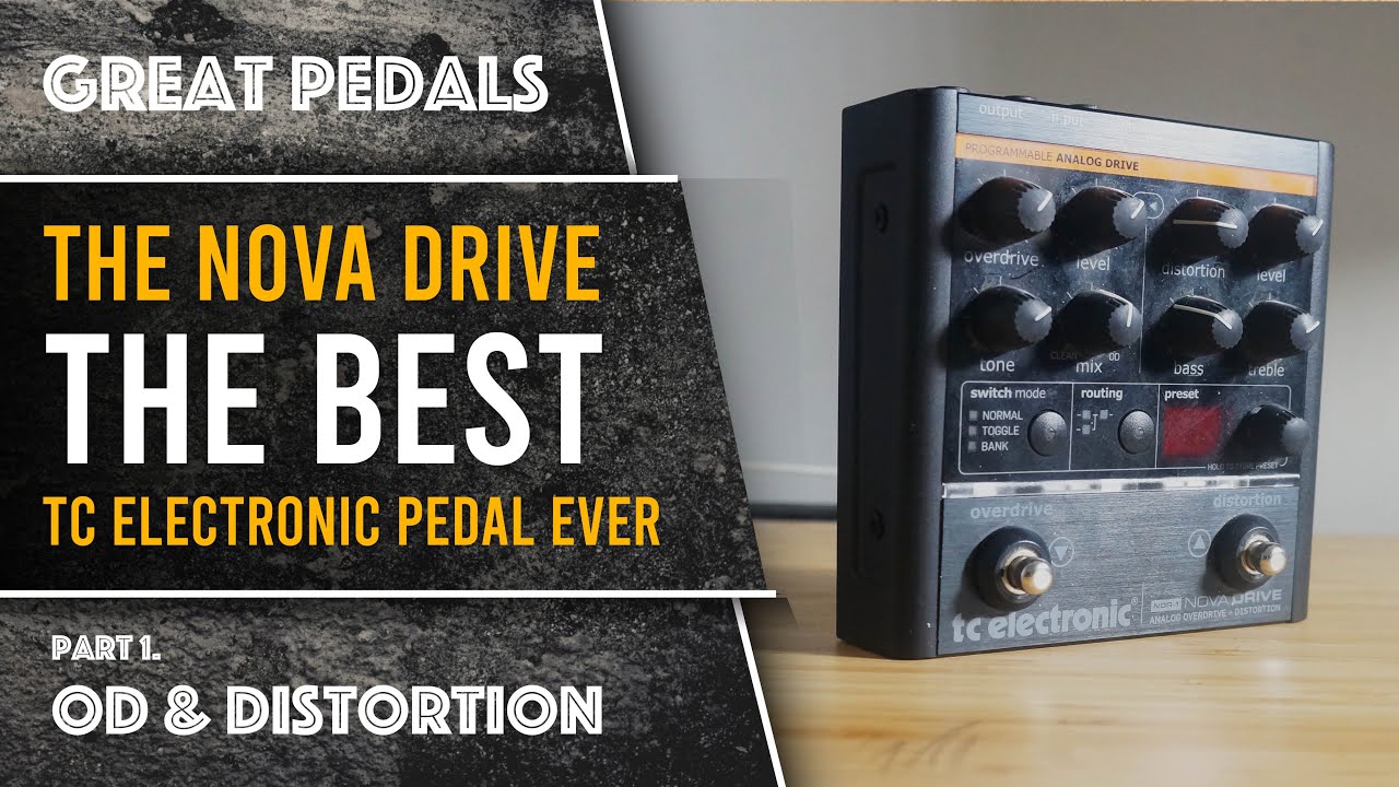 TC Electronic Nova Drive. TC's programmable Rat and Tubescreamer